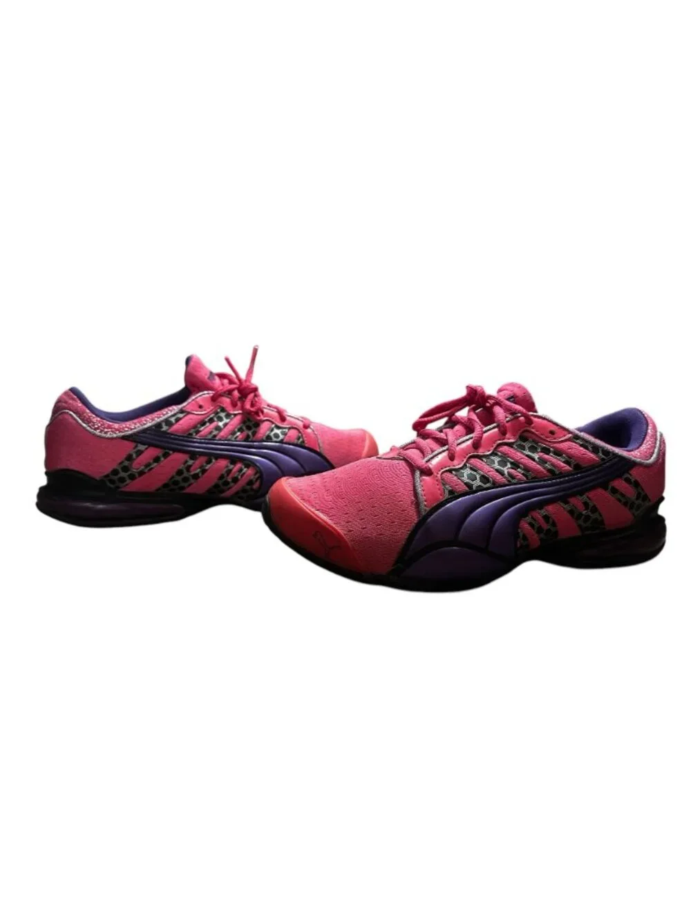 Vintage Y2K Puma Voltaic Evo Running Shoes Sneakers Women 9 Pink 2000s Gorpcore - Picture 2 of 13